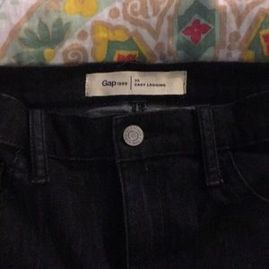 Gap 1969 easy legging charcoal wash NWOT